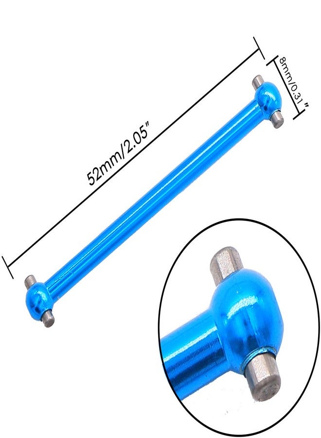 Treehobby 4PCS Aluminum Alloy Universal Drive Joint Dogbone Replacement Part Compatible with WLtoys A959 A969 A979 A959-B A969-B A979-B K929-B 1/18 RC Car - Image 2